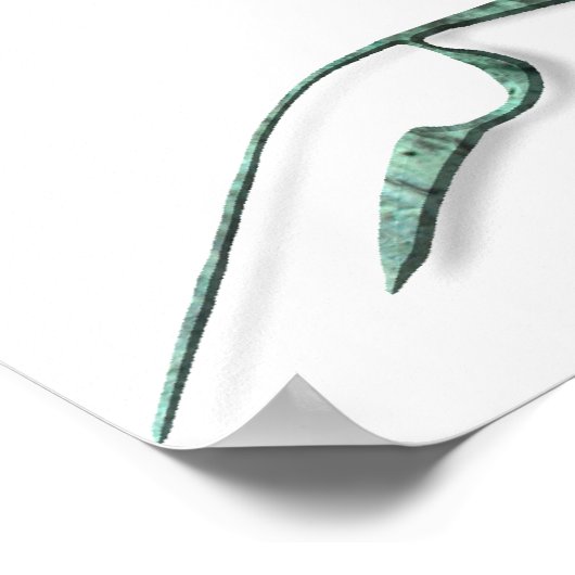 Poster koper van Uffington-paarden (Hoek)