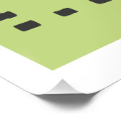 poster kopje met stippen (Hoek)