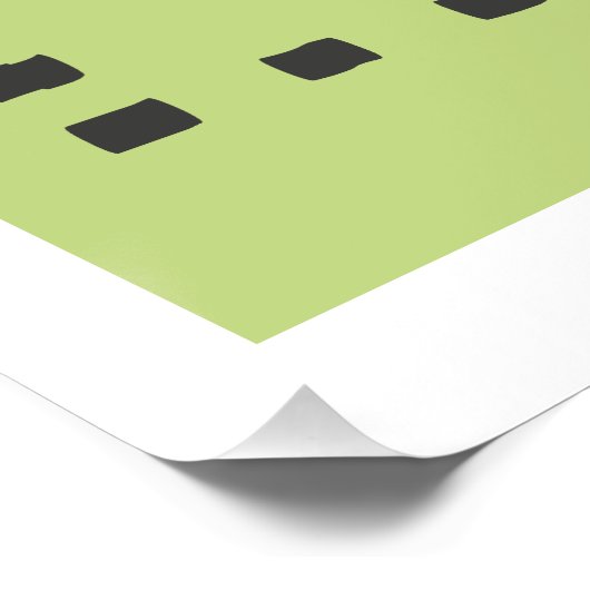 poster kopje met stippen (Hoek)