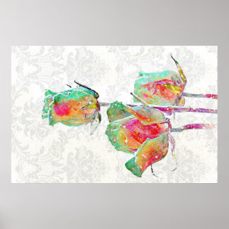 Poster kosmische Rozen