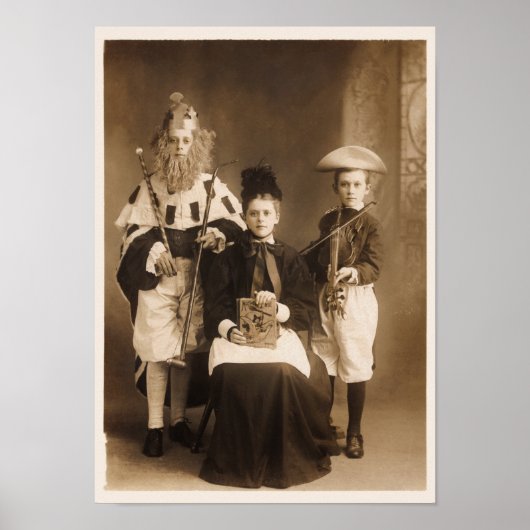 Poster  kostumepartij (Voorkant)