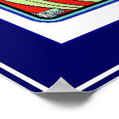 Poster krant Plakat Berliner Tageblatt (Hoek)