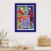 Poster krant Plakat Berliner Tageblatt (Keuken)