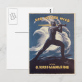 Poster Kriegianleihe Propaganda Briefkaart (Voorkant / Achterkant)