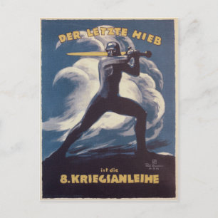 Poster Kriegianleihe Propaganda Briefkaart