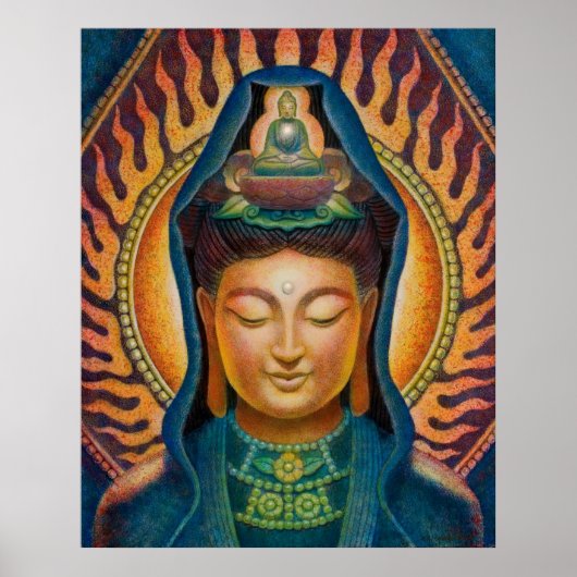 poster "Kuan Yins Flame" (Voorkant)