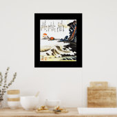 Poster  Kuniyoshi 1797-1861 Utagawa Japan (Keuken)