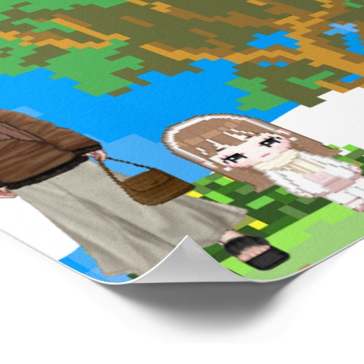 poster kunst aan de muur (Hoek)