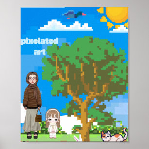 poster kunst aan de muur