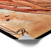 Poster  Kunst Alfons Mucha 1898 Dance (Hoek)