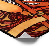 Poster  Kunst Alfons Mucha 1902 Fietsen (Hoek)