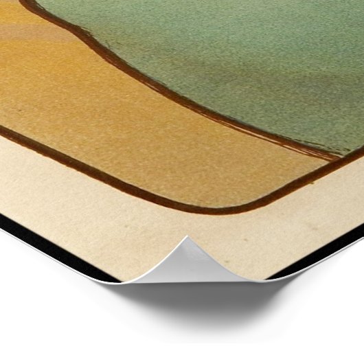 Poster  Kunst Alfons Mucha Fruit (Hoek)