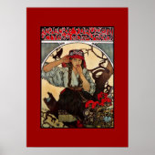 Poster  Kunst Alfons Mucha Moravische Leraren (Voorkant)