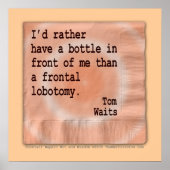 Poster, kunst - Frontale lobotomie Poster (Voorkant)