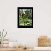 Poster  kunst Het Oerwoud (Keuken)