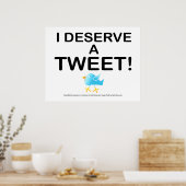 Poster, kunst - Ik vind een TWEE leuk! Poster (Keuken)