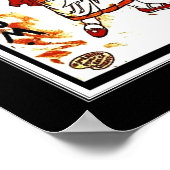 Poster  kunst Japans Mikado 3 panels (Hoek)