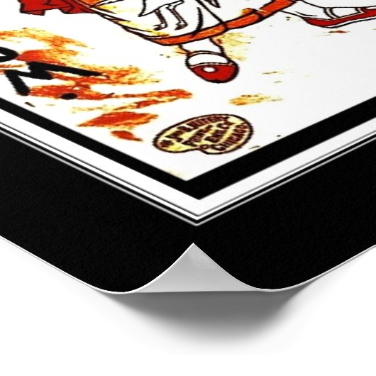 Poster  kunst Japans Mikado 3 panels (Hoek)