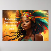 Poster Kunst Juneteenth (Voorkant)