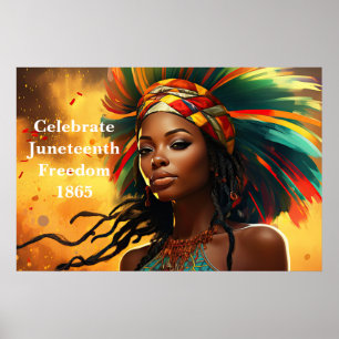 Poster Kunst Juneteenth