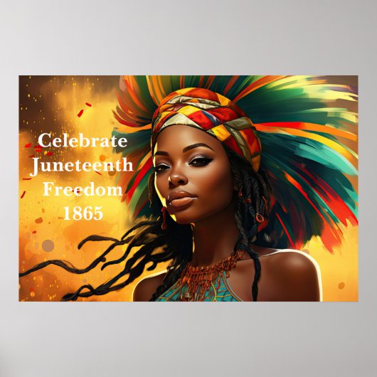 Poster Kunst Juneteenth (Voorkant)