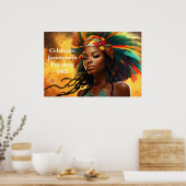 Poster Kunst Juneteenth (Keuken)