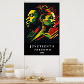 Poster Kunst Juneteenth (Keuken)