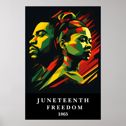 Poster Kunst Juneteenth (Voorkant)