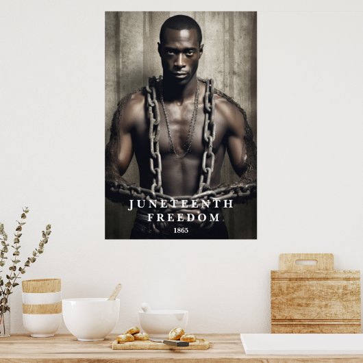 Poster Kunst Juneteenth (Keuken)