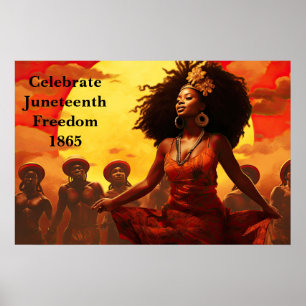 Poster Kunst Juneteenth