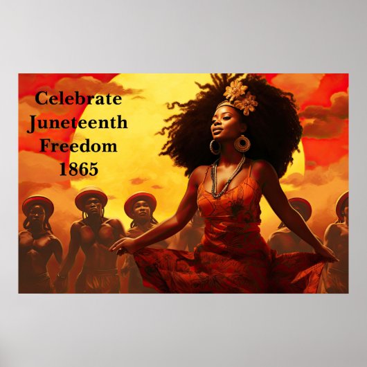 Poster Kunst Juneteenth (Voorkant)