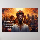 Poster Kunst Juneteenth (Voorkant)