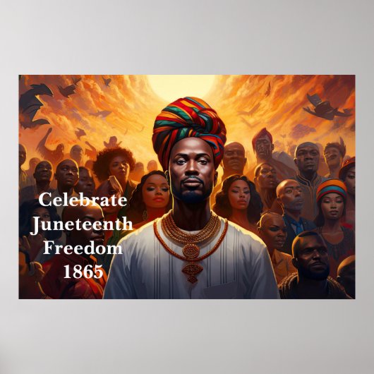 Poster Kunst Juneteenth (Voorkant)