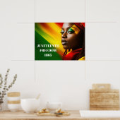 Poster Kunst Juneteenth (Keuken)