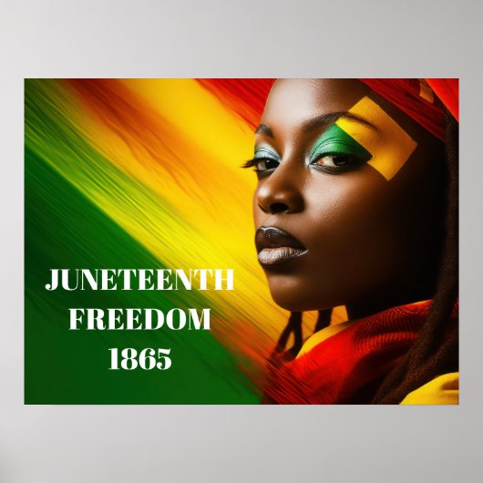 Poster Kunst Juneteenth (Voorkant)
