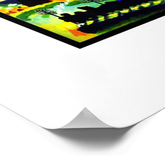 Poster  Kunst Kandinsky Collage (Hoek)