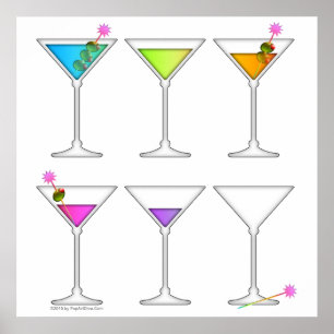 Poster, kunst - MARTINIS, Going, Going, Gone Poster