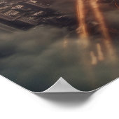 Poster Kunst Militair Gevechtsvliegtuig (Hoek)