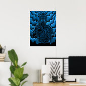 Poster Kunst Militair Soldaat (Thuiskantoor)