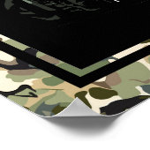 Poster Kunst Militair Soldaat (Hoek)
