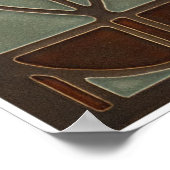 Poster - Kunst Nieuw-formeel ontwerp (Hoek)