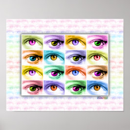 Poster, kunst - Pop Art Eyes Poster
