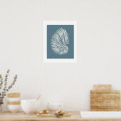 Poster Kunst Schelp (Keuken)