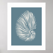 Poster Kunst Schelp (Voorkant)