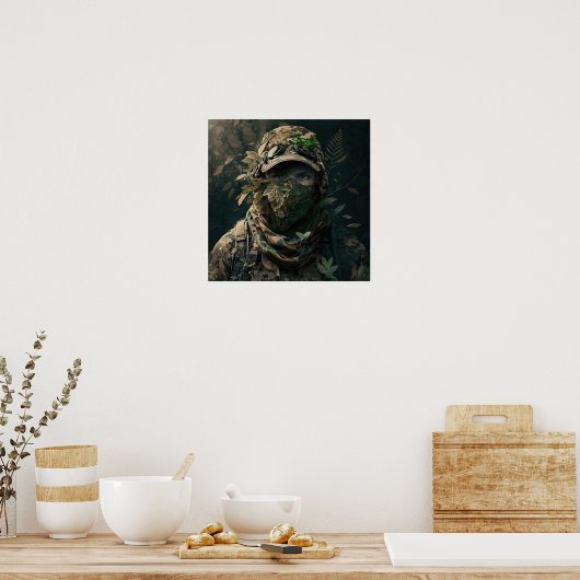 Poster Kunst Soldaat (Keuken)