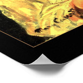 Poster  kunst Spaanse vrouw (Hoek)