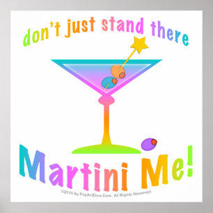 Poster, kunst - sta daar niet alleen maar - MARTIN Poster