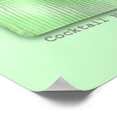 Poster, kunst - te veel om te Drinken Poster (Hoek)