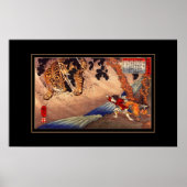 Poster  Kunst Tiger (Voorkant)