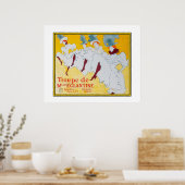 Poster  Kunst Toulouse Lautrec Dancers (Keuken)